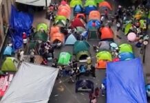 Muere maestro de la CNTE en plantón del Zócalo de CDMX