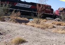 Muere hombre arrollado por el tren en carretera Delicias–Saucillo