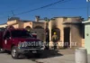 Incendio por corto circuito en TV moviliza a bomberos en Camargo; madre y 2 niños salen ilesos