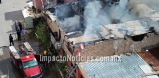 Cuatro lesionados por incendio en vivienda de Camargo