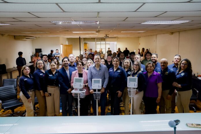 Marco Bonilla cumple con entrega de monitores pediátricos para área de pediatría del IMSS