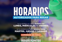 JMAS Delicias anuncia horarios para riego de jardines