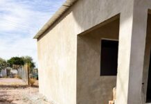 Avanza construcción de sala de velación en Nuevo Loreto