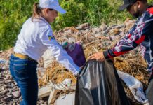 Encabeza Miriam Soto jornada de limpieza en el Río San Pedro, retiran cerca de 10 toneladas de basura