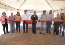Inaugura JCAS primera etapa de alcantarillado sanitario en San Francisco de Conchos