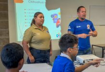 Lleva Seguridad Pública Delicias pláticas de valores a jóvenes del municipio