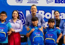 Apoya Marco Bonilla la economía de las familias: Mi Bolsa Escolar llegará a 287 primarias con mochilas y útiles