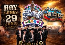 Hoy gran clausura de la Feria San Pedro y San Pablo Meoqui 2026 con coronación de la nueva reina y Los Caporales de Chihuahua
