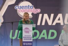Maru Campos le cumple a Juárez con Unidad Básica de Rehabilitación