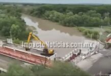 Se eleva nivel del Río Conchos 50 cm por lluvias; taponamiento parcial en Canal Principal Conchos