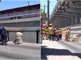 Hallan cuerpo de mujer en descomposición dentro de viaducto en Tijuana