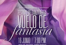 Invitan hoy martes al Festival de Danza Aérea “Vuelo de Fantasía” en Casa de Cultura