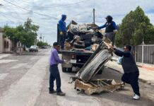 Retiran más de 13 toneladas de desechos con Destilichadero en el sector Poniente de Delicias