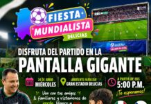 Invitan a delicienses a vivir la Fiesta Mundialista este miércoles en el Gran Estadio