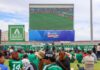 Disfrutan delicienses triunfo de México en pantalla gigante del Gran Estadio Delicias