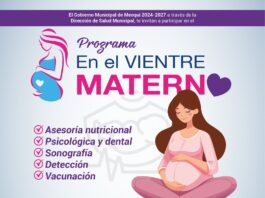 Este viernes atención a mujeres embarazadas en jornada del programa “En el Vientre Materno”