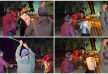 Rescatan a cuatro personas tras ser arrastradas por la corriente en Bocoyna