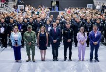 Marco Bonilla cumple con la dignificación policial; ascienden a 65 elementos de la Policía Municipal