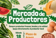 Regresa el Mercado de Productores con una nueva edición este sábado en la Plaza de Armas