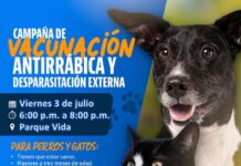 Invitan a llevar a mascotas al Parque Vida para campaña de vacunación