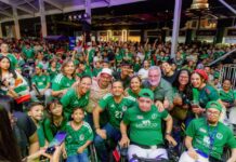 Celebró Marco Bonilla junto a familias chihuahuenses el pase de México a octavos de final