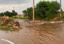 Lluvias dejan 28.7 mm en Cuauhtémoc; Bomberos atiende inundaciones y riesgos