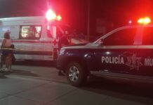Mujer resulta lesionada en la cabeza durante festejos en Delicias