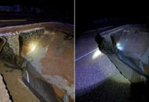 Restricción en la carretera Janos-Sonora por lluvias