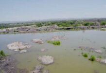 Vuelve el agua al vado de Meoqui tras sequía del río San Pedro