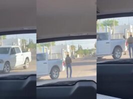 Grabaron levantón en Camargo; era para una película