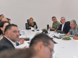 Maru Campos preside Mesa de Seguridad en la ciudad de Cuauhtémoc