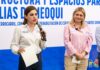 Maru Campos y Miriam Soto entregan obra de más de 6 MDP en calle Ferrocarril