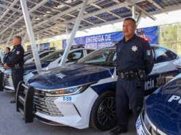 Fortalece Jesús Valenciano y Maru Campos la seguridad con la entrega de 30 patrullas híbridas