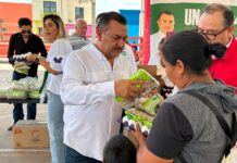 Entrega Tony Meléndez apoyos a más de 200 familias de Rosales y reafirma compromiso con el V Distrito