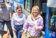 Encabezan Maru Campos y Miriam Soto arranque de obras en Meoqui por más de 15 MDP