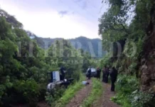 Vuelca patrulla de la SSPE en Guadalupe y Calvo; agentes ilesos