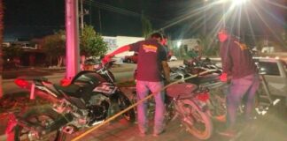 Aseguran varias motocicletas en operativo vial en Delicias