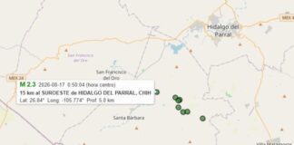 Van ocho sismos en Santa Bárbara en dos días; 2.7° el más fuerte