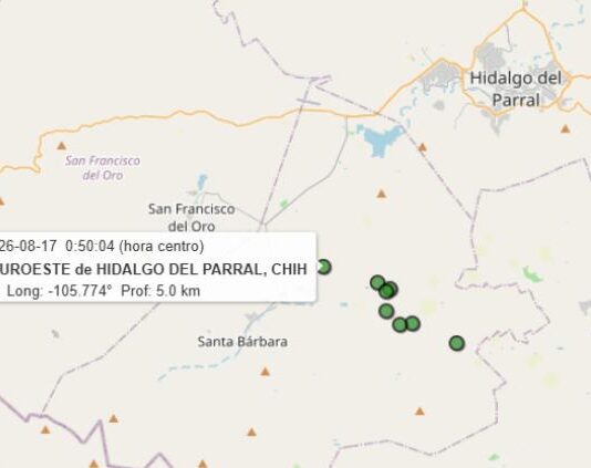 Van ocho sismos en Santa Bárbara en dos días; 2.7° el más fuerte