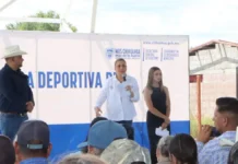 “Somos un solo Chihuahua”: Maru Campos arranca remodelación de la Ciudad Deportiva de Temósachic