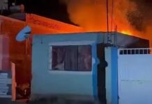 Muere hombre de 54 años en incendio de vivienda en Parral