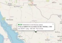 Registran sismo de magnitud 2.8 en Santa Bárbara