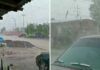 Cae lluvia torrencial en Ahumada