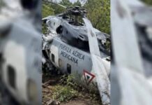 Cayó helicóptero militar en Durango por falla; hay heridos