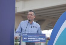 Marco Bonilla cumple: inaugura el Paso Superior de Fuerza Aérea y carretera Aldama