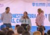 Encabezan Maru Campos y Jesús Valenciano jornada de servicios y pavimentación