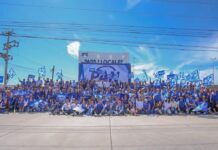 Moviliza Terremoto Azul a militantes del PAN en las calles de Delicias