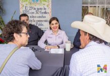 En Meoqui ni la lluvia frena la afluencia en “Miércoles con tu Alcaldesa”