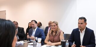 Maru Campos preside Mesa de Seguridad en Ciudad Juárez