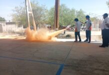Capacitan a 30 estudiantes de CECyTECH Naica en formación de brigadas de Protección Civil